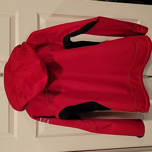 Scandinavian Explorer Red Hoodie Jacket, Medium Size - Picture 2 of 7